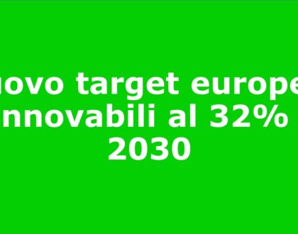 Revisione obiettivi europei sulle energie rinnovabili al 2030